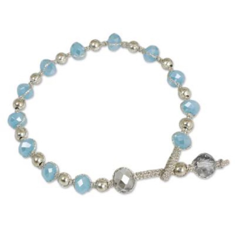 Boho Handcrafted sterling silver bracelet